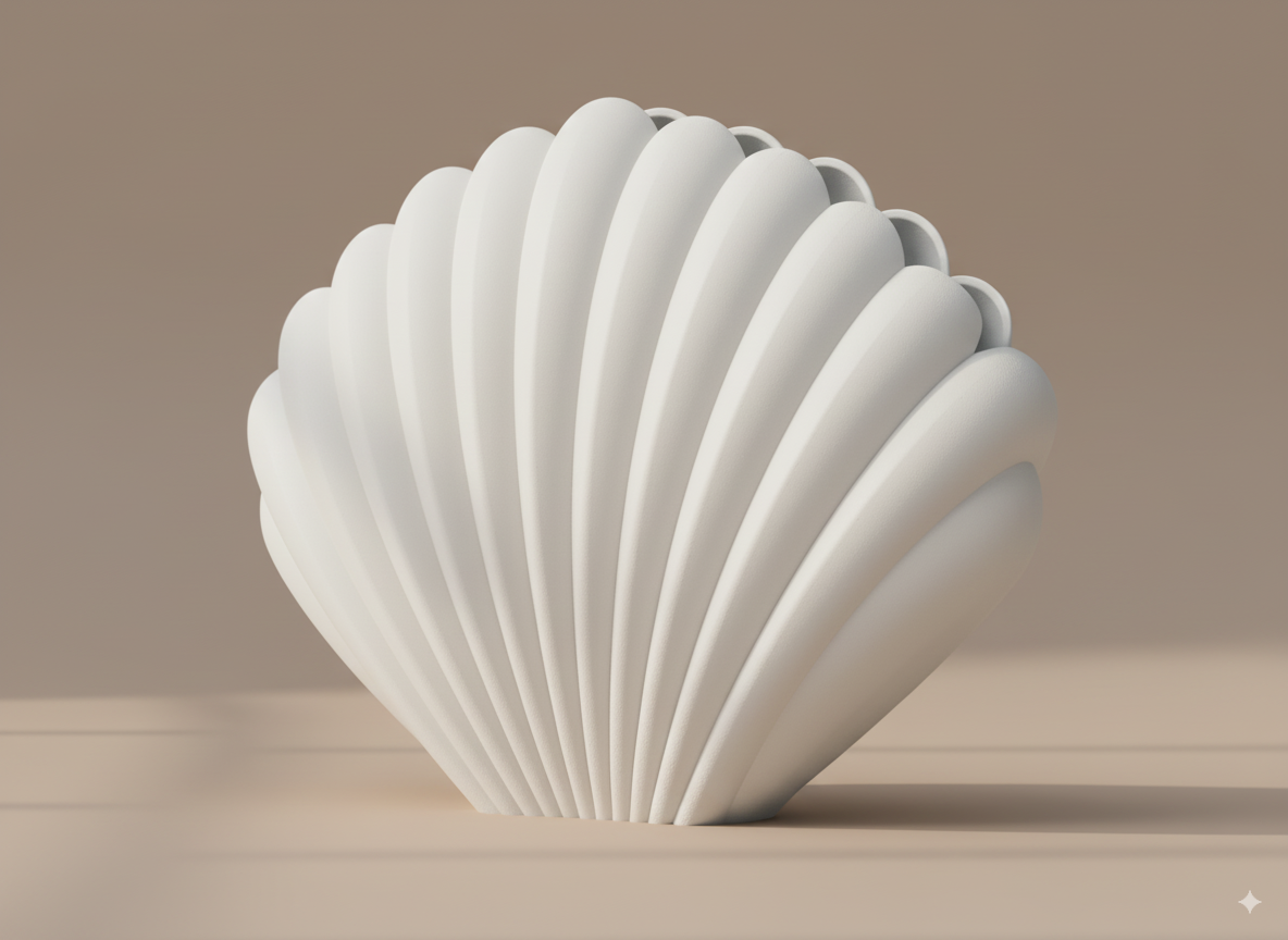 Sea Shell Vase